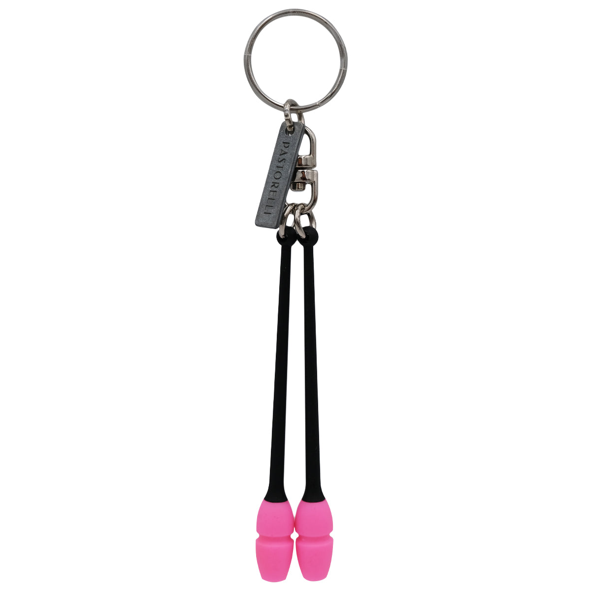 PASTORELLI Portachiavi clavette Mashina Nero Rosa fluo
