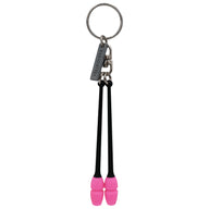 PASTORELLI Portachiavi clavette Mashina Nero Rosa fluo