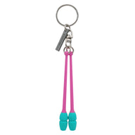PASTORELLI Portachiavi clavette Mashina Rosa fluo Tiffany