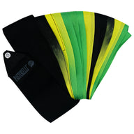 PASTORELLI Nastro sfumato 6m Nero Giallo Verde