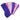 PASTORELLI Nastro sfumato 6m Viola Rosa Bianco