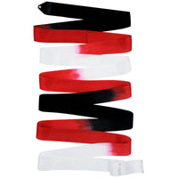 PASTORELLI Nastro sfumato 6m Nero Rosso Bianco