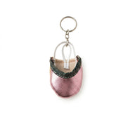 DVILLENA Portachiavi mezzepunte rosa metal