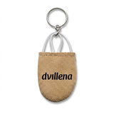 DVILLENA Portachiavi mezzepunte beige