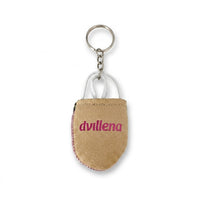 DVILLENA Portachiavi mezzepunte rosa metal