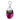 DVILLENA Portachiavi mezzepunte fucsia metal