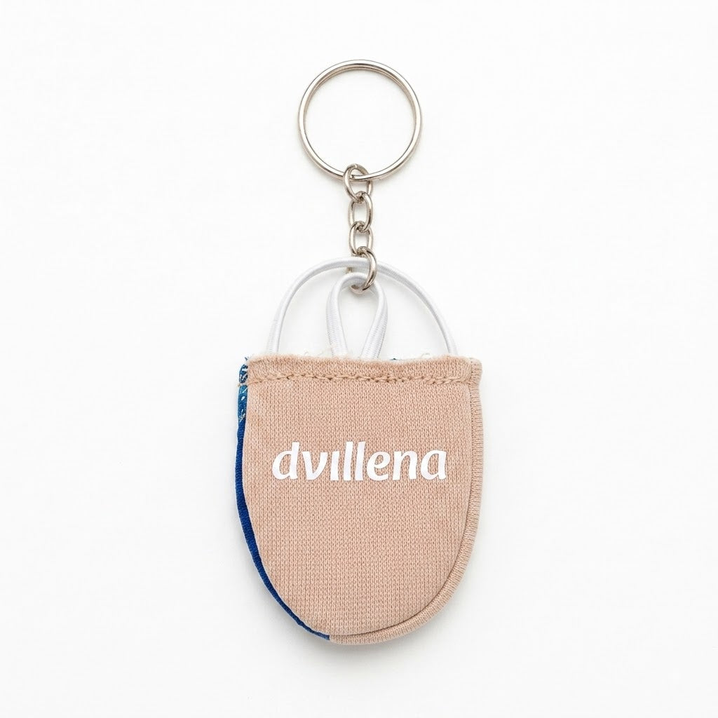 DVILLENA Portachiavi mezzepunte blu