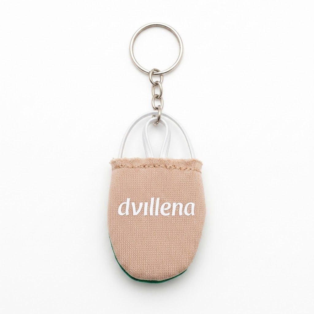 DVILLENA Portachiavi mezzepunte verde