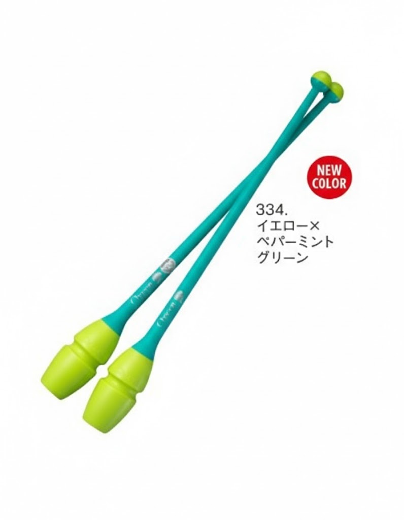 CHACOTT Clavette gomma 334 Giallo Verde Menta L455