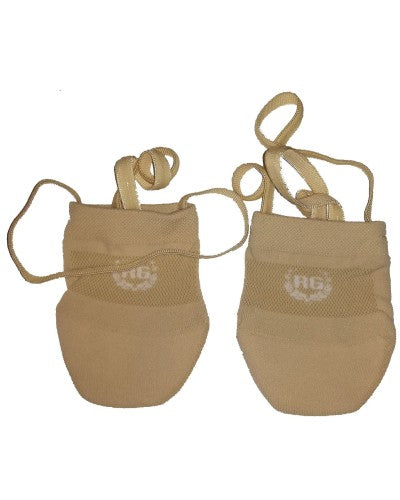Mezzepunte beige tessuto RG con elastici siliconati