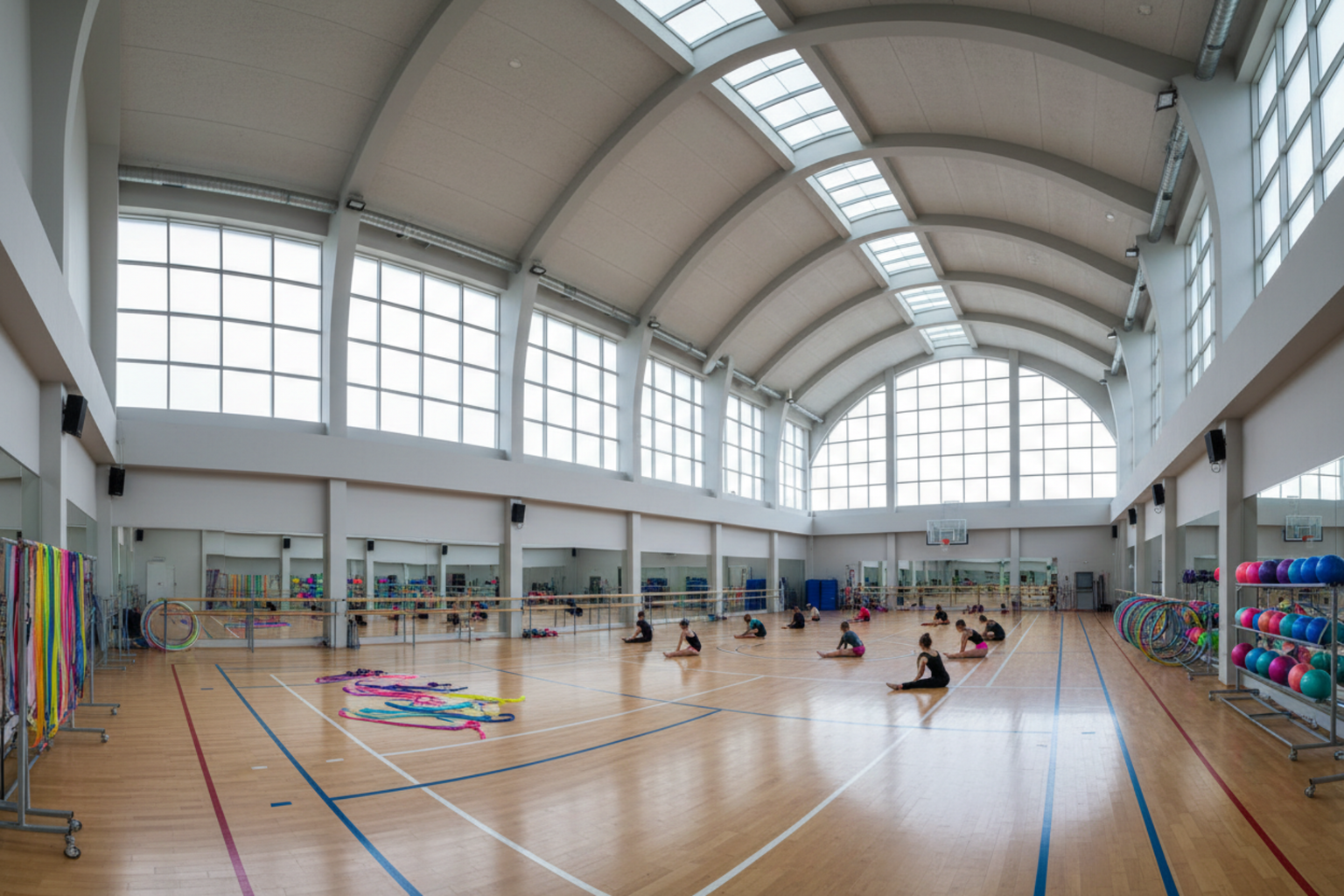 STADIO ALLENAMENTO GINNASTICA RITMICA